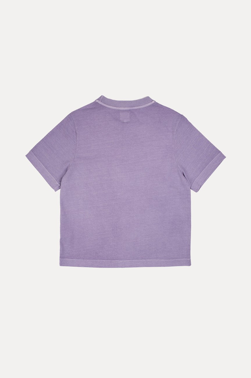 Garceta Pigmenttivärjätty T-Paita Laventeli