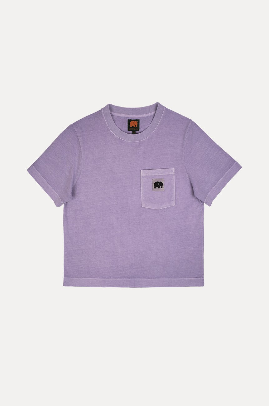 Garceta Pigmenttivärjätty T-Paita Laventeli