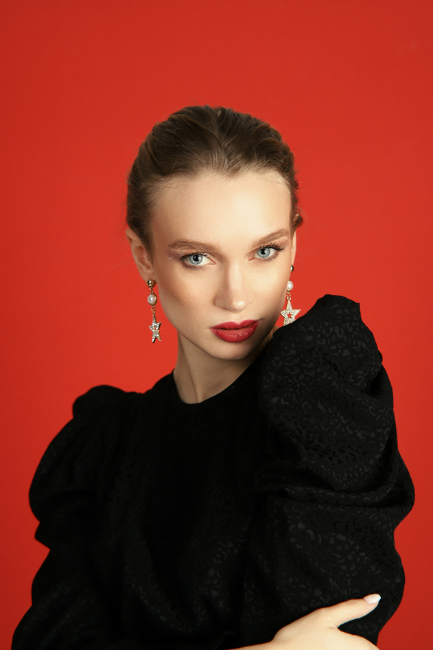 Florence Pitkähihainen Mekko Musta