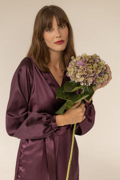 Laurel Dress Aubergine