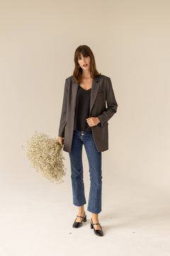 Maddison Blazer Dark Grey