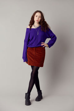 Anya Fine Merino Wool Jumper Ultraviolet