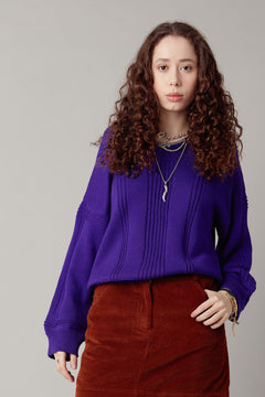 Anya Fine Merino Wool Jumper Ultraviolet