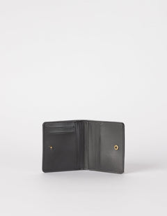 Alex Fold-Over Wallet Apple Leather Black