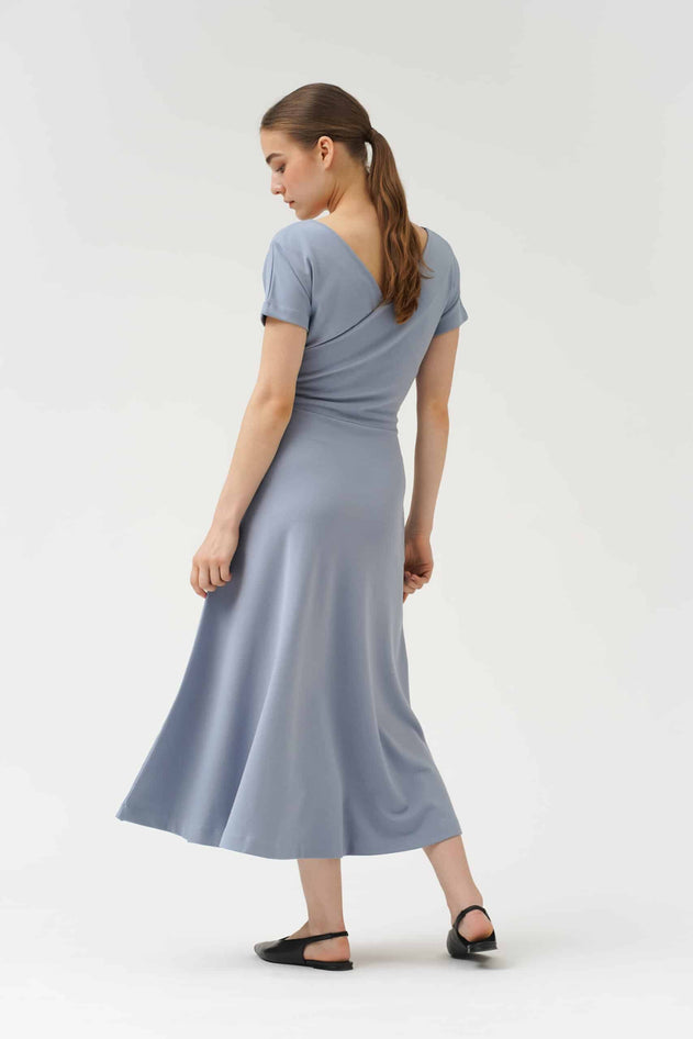 Anis Dress Grey/Light Blue