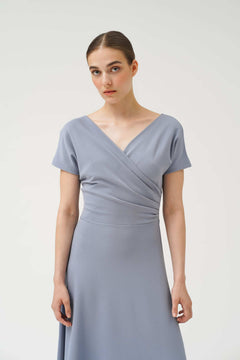 Anis Dress Grey/Light Blue