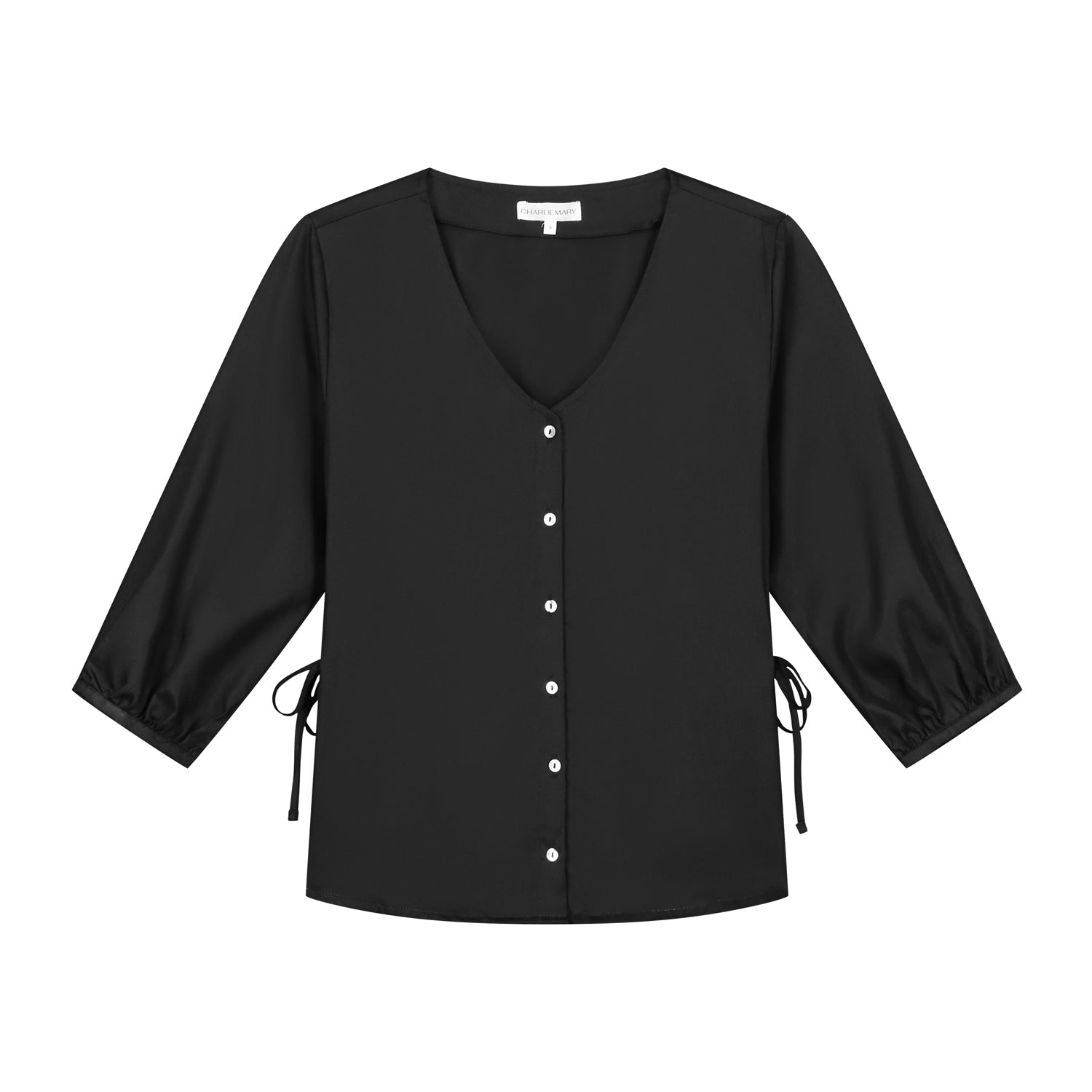 Dressy Tencel Pusero Musta