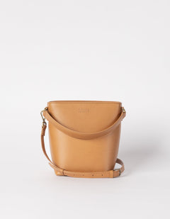 Bobbi Bucket Midi Bag Apple Leather Cognac