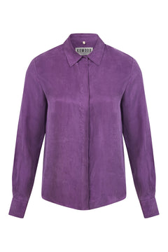 Kenji Shirt Cupro Purple