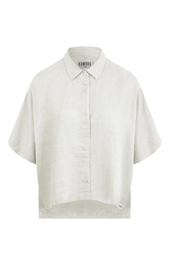 Kimono Organic Linen Shirt Off White