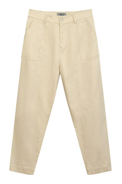Nizana Organic Cotton Trousers Putty