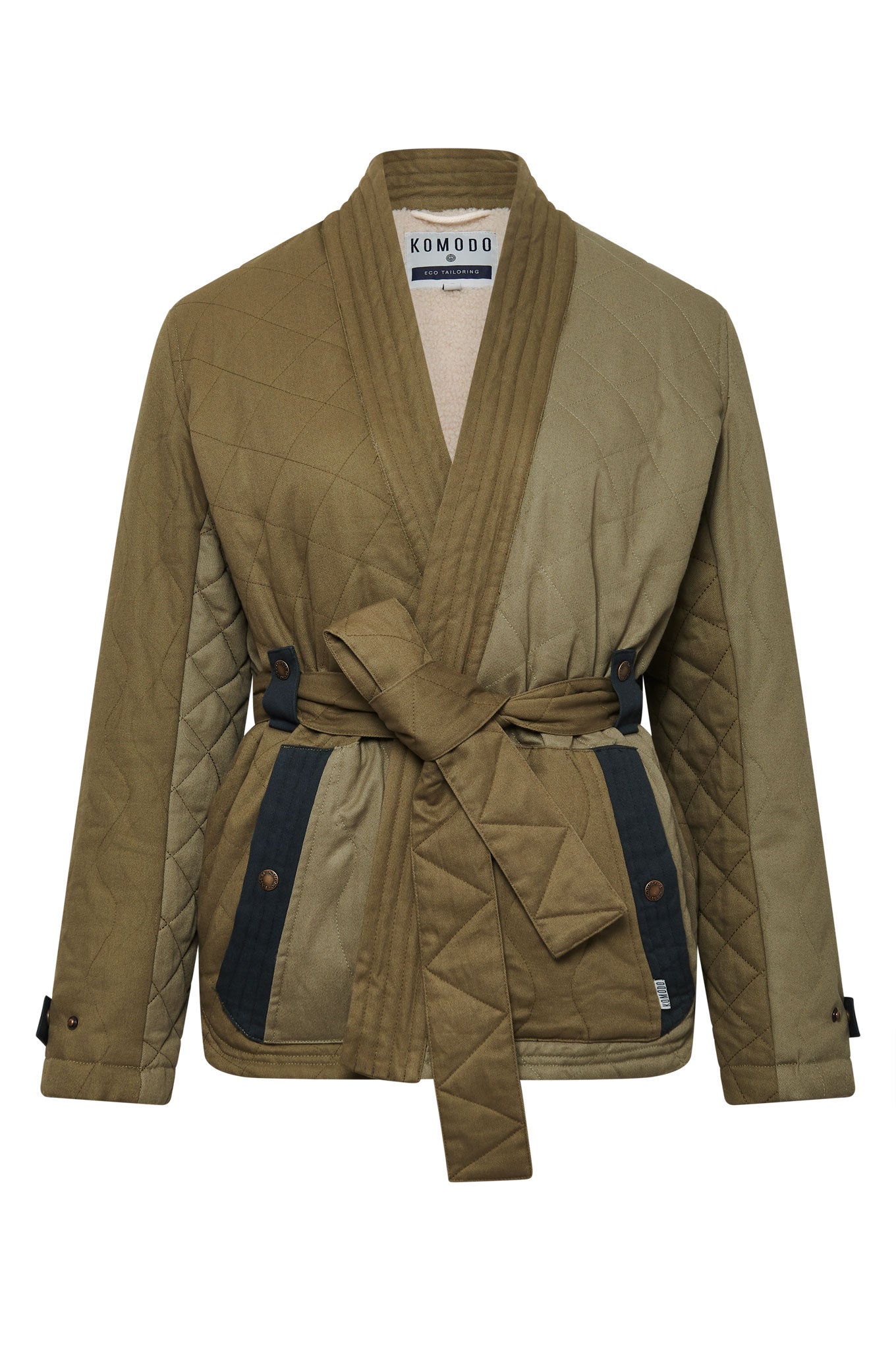 Zuri puuvillainen tilkkutäkki Vihreä