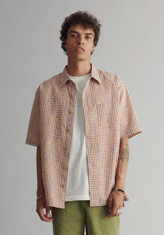 Caspar Organic Cotton Shirt Check