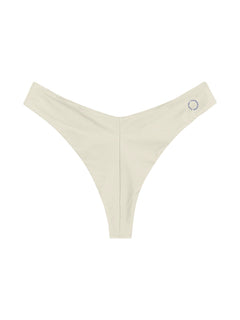 Canggu V-Shape Bikinialaosa Shell White