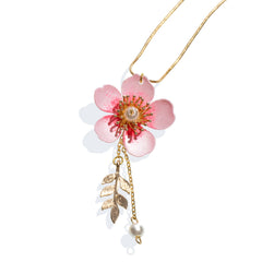 Sakura Spring Drop Necklace