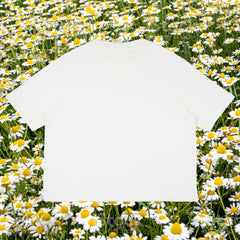 Crop Florero T-Shirt White