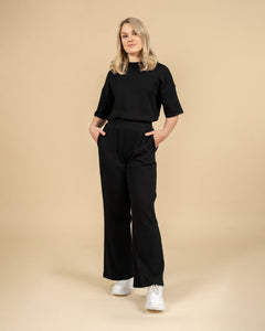 Noki Wide Pants Short Black
