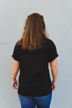 Bermudan t-paita musta/musta