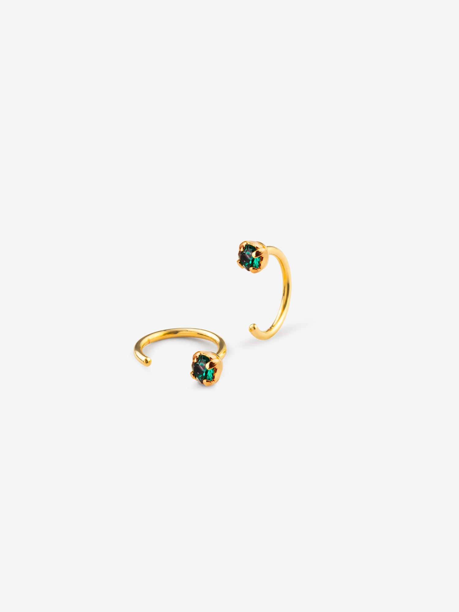 Dimitri Earrings Emerald Green