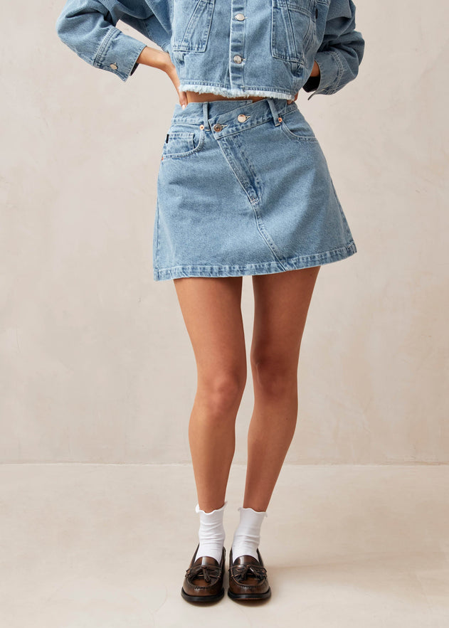 Boston Denim Skirt Blue