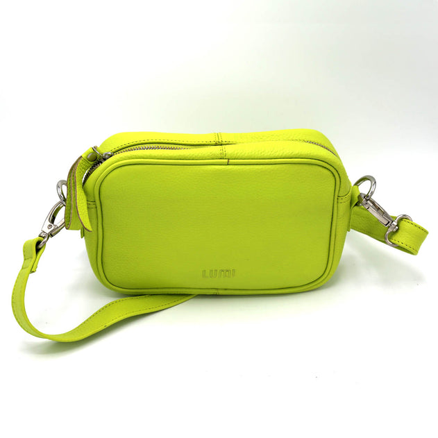 East-West Crossbody Lime Green