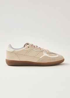 Tb.490 Rife Grain Leather Sneakers Beige