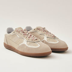 Tb.490 Rife Grain Leather Sneakers Beige