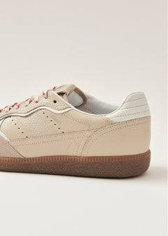 Tb.490 Rife Grain Leather Sneakers Beige