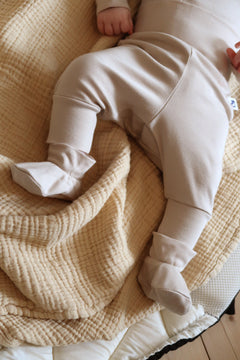 Baby Footies Beige