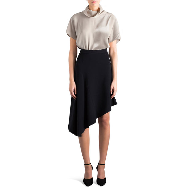 Essence Asymmetrical Skirt Black