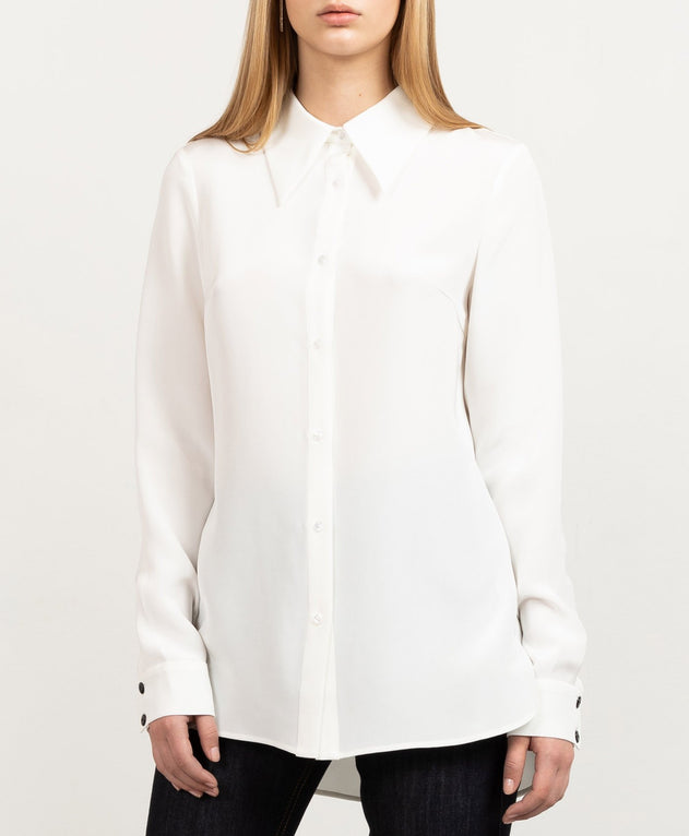 Essential Silk Shirt Off White