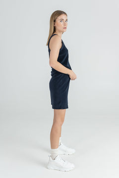 Charlotta Puuvilla Shortsit Navy