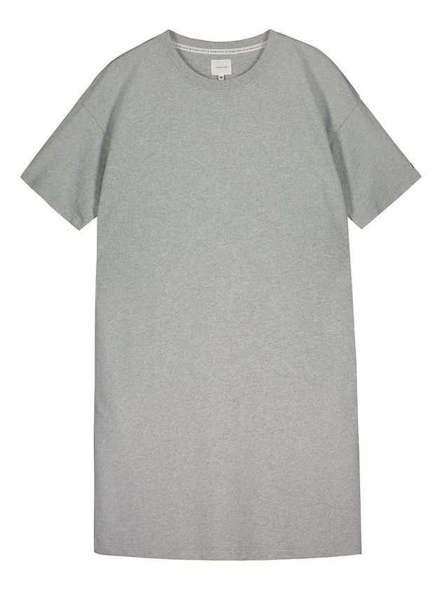 Kitinen T-Shirt Dress Grey Melange