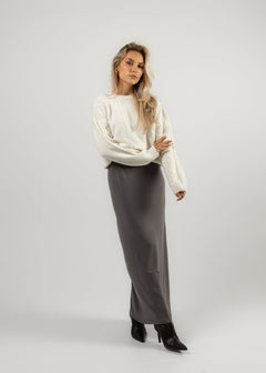 Etta Maxi Skirt Grey