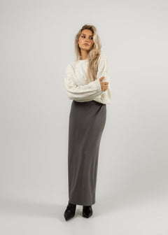 Etta Maxi Skirt Grey