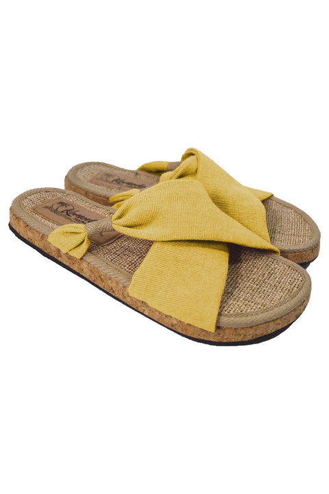 Helena Slider Sandals Yellow
