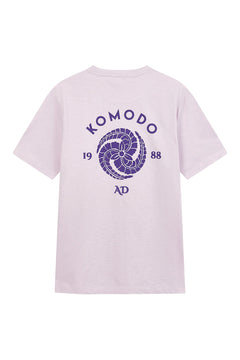 Crest Tee Organic Cotton Lavender Pink