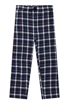 Jim Jam Miesten puuvillainen pyjama setti tumma laivastonsininen