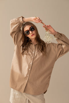 Linen Shirt Taupe