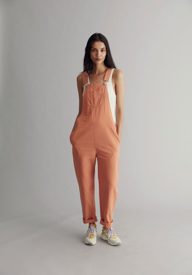 Joy Organic Cotton Dungaree Orange