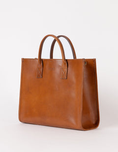 Jackie Classic Leather Bag Cognac Brown