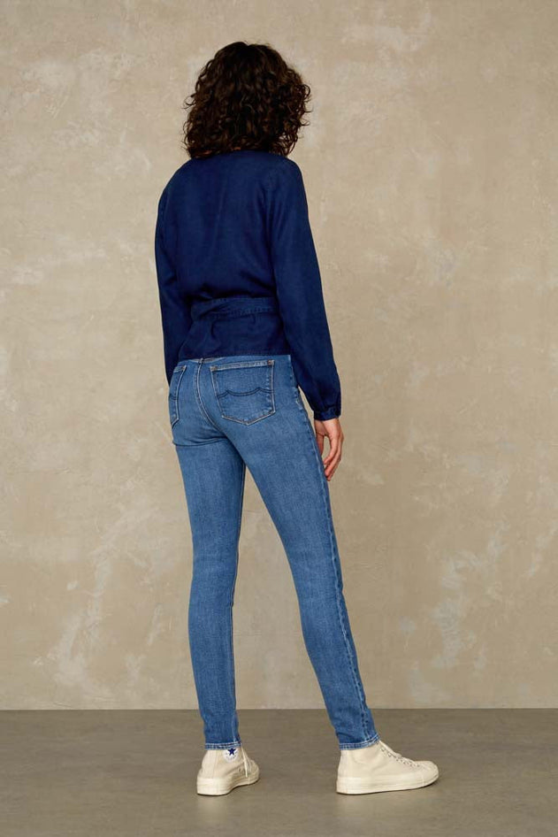 Christina Hight Jeans Clean Steven Mid Modal