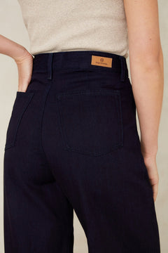 Leila Cropped Jeans Rinse