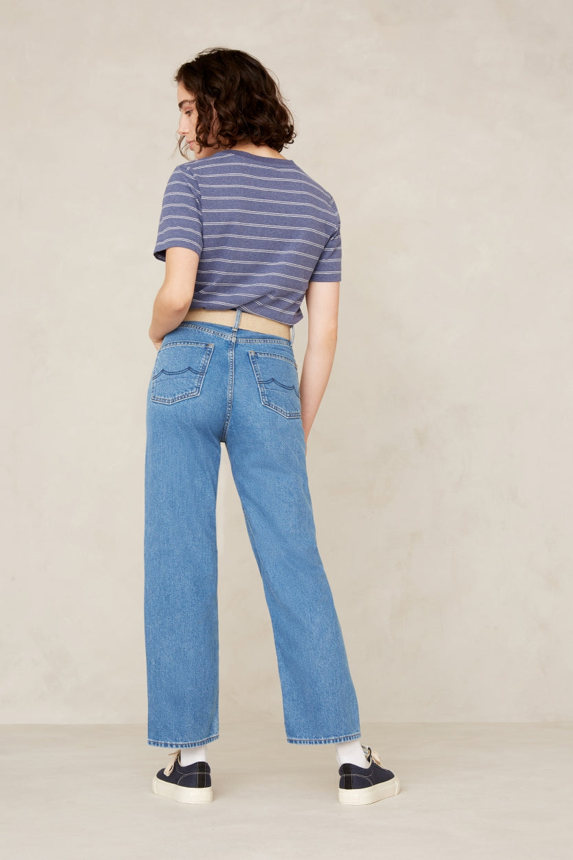 Liora Cropped Jeans Clean Holo Mid Vintage
