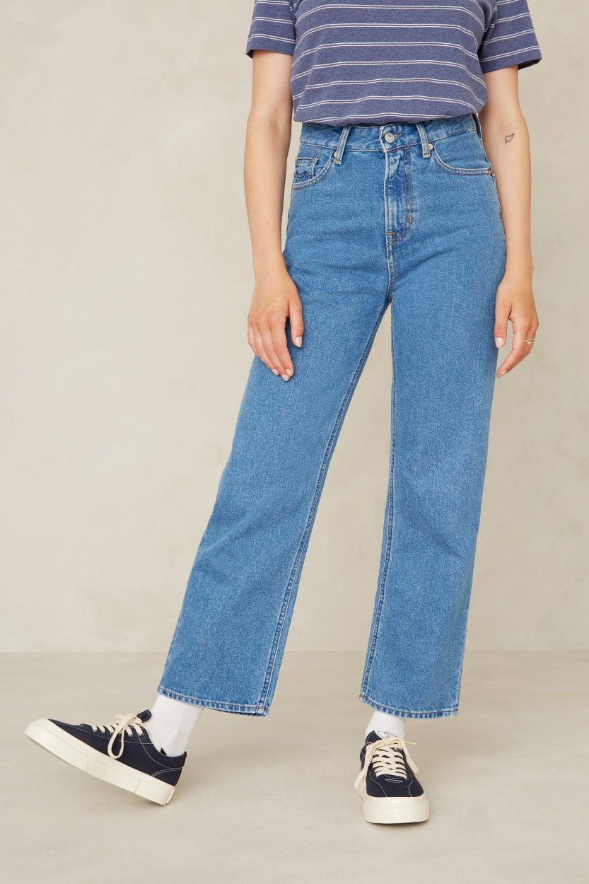Liora Cropped Jeans Clean Holo Mid Vintage