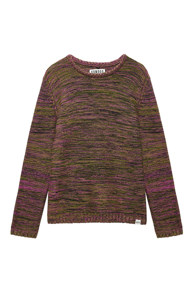 Glitch Fine Merino pusero Fuchsia