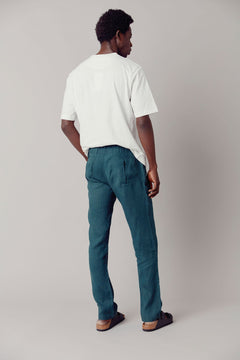 Men's August Trouser Teal Green