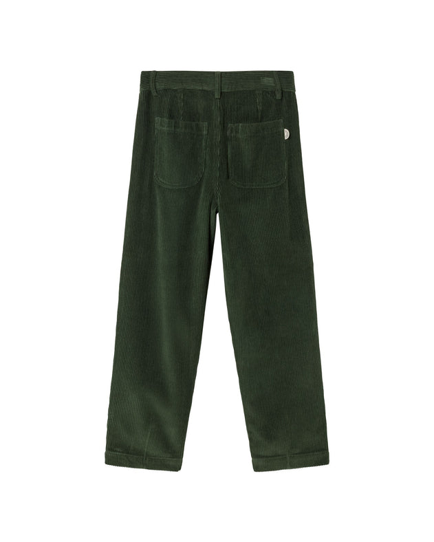 Kids' Plum Pants Green Corduroy