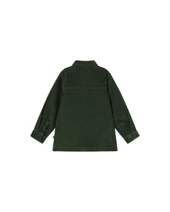 Kids' Kiwi Overshirt Green Corduroy