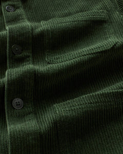 Kids' Kiwi Overshirt Green Corduroy